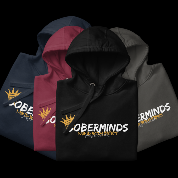 Soberminds Crown Logo Hoodie - Image 2