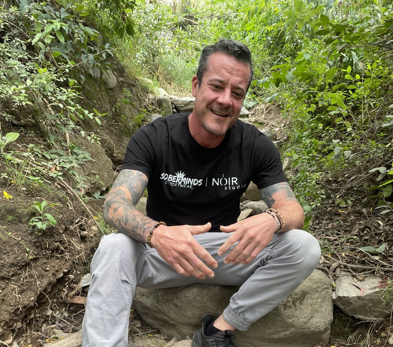Mark Tuten, founder of Soberminds Lifestyle, photographed today after years of recovery, relapse, and rebuilding