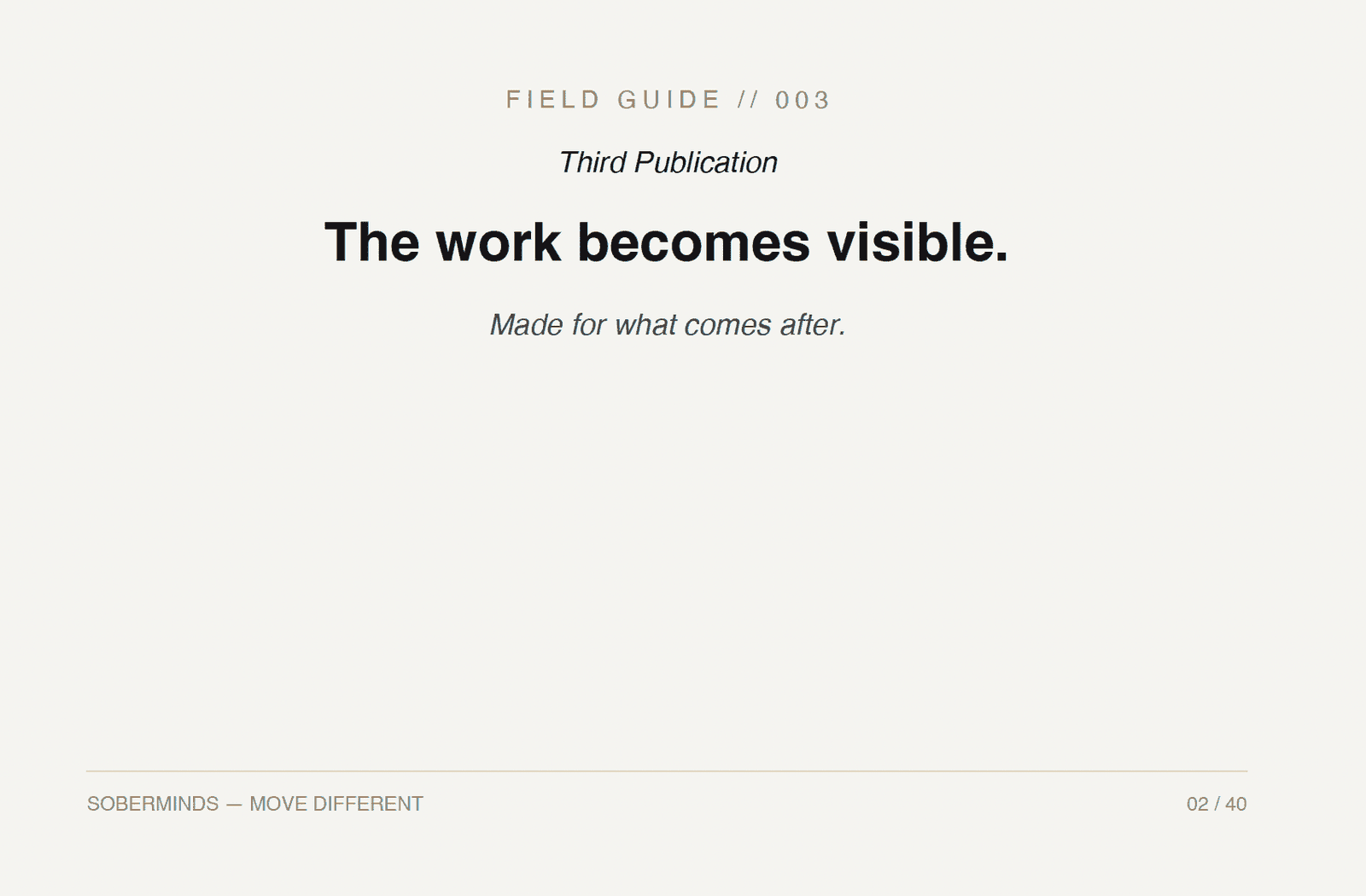 Move Different — Soberminds Field Guide 003 - Image 4