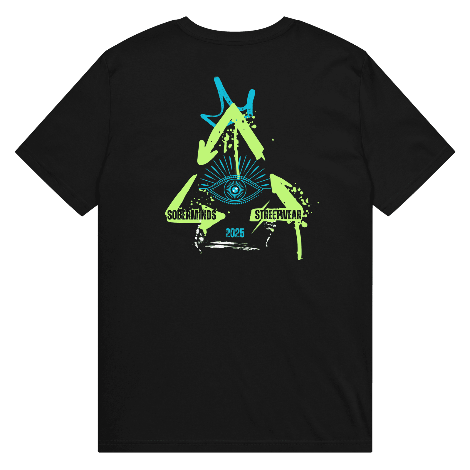 Eye Triangle Collection shirt back — Soberminds®