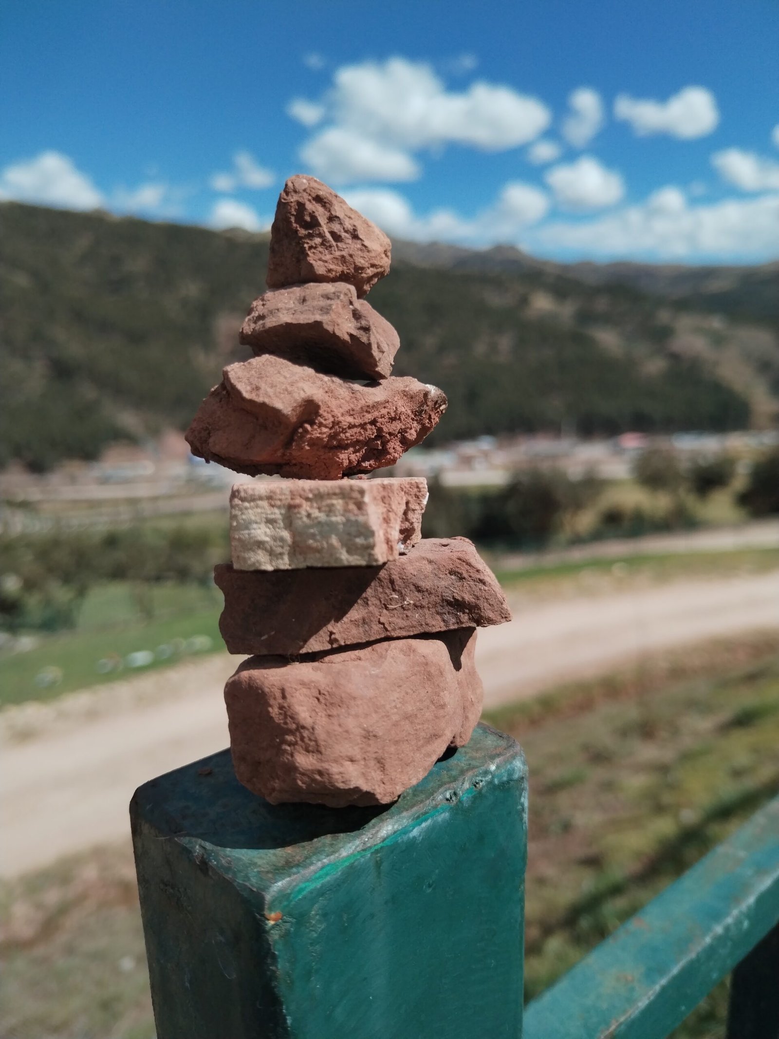 Stacked stones, balanced — peace is built daily.