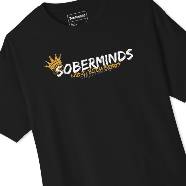 Soberminds Original Crown Box Tee - Image 3