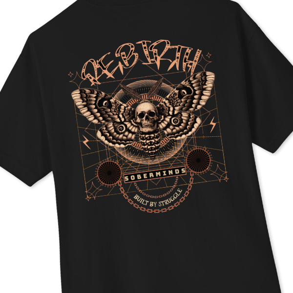 Rebirth Death Moth Box Tee - Image 2